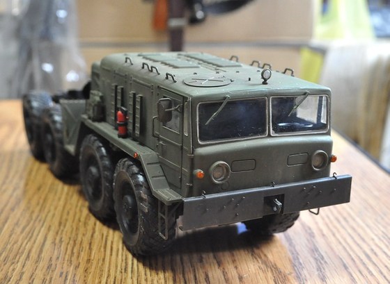模型】トランペッター 1/35 MAZ-537Gトレーラー＆セミトレーラー 完成