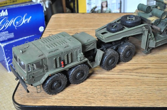 模型】トランペッター 1/35 MAZ-537Gトレーラー＆セミトレーラー 完成
