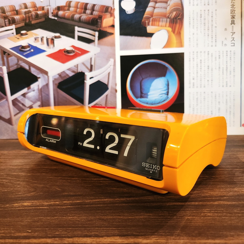 スペースエイジなSEIKO電池式パタパタ時計 - [Sold Out]過去の販売商品