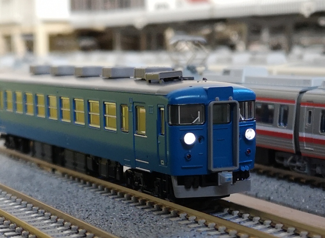 鉄道模型】Nゲージ トミックス 475系 北陸本線・青色 入線 - 通勤準急