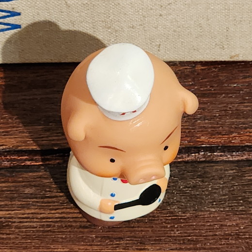 昭和レトロ 日清・出前坊や＆エースコック こぶたのソフビ貯金箱