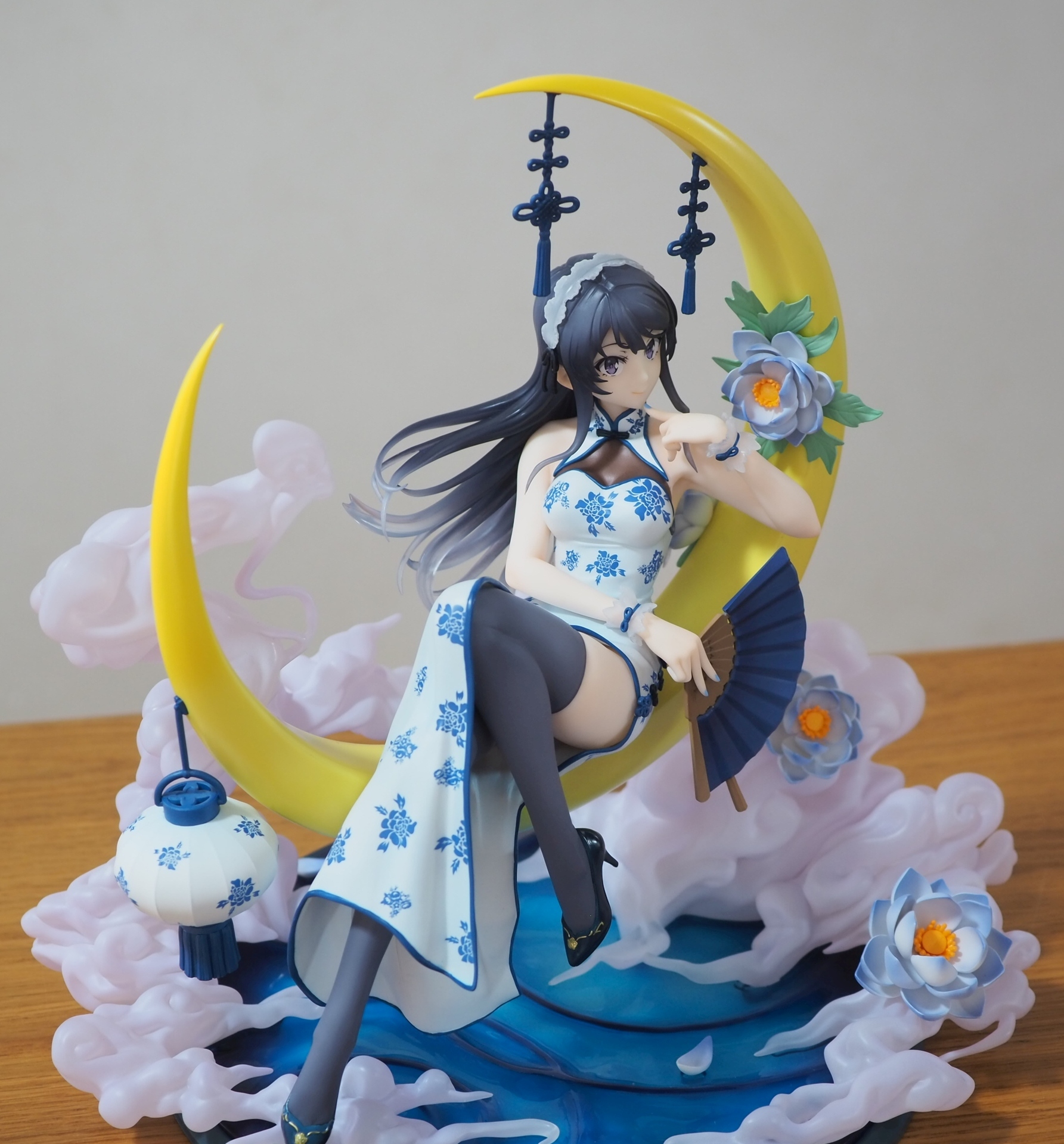 □スピリテイル「1/7 桜島麻衣・白チャイナドレスver.」フィギュア徹底