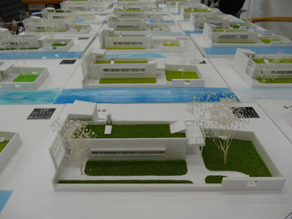 模型 ル・コルビュジエ 母の家 小さな家 1/100 レマン湖畔の小さな家