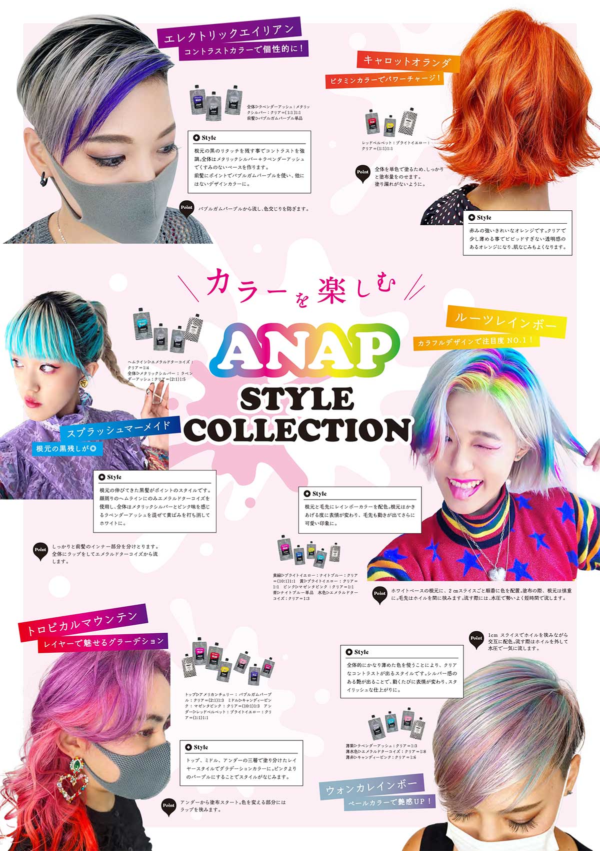 ANAP カラートリートメント ナイトブルー 150g ANAPの通販・卸