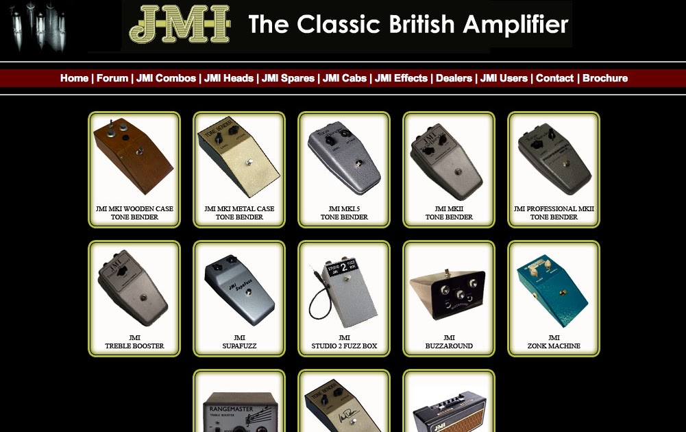 Buzz the Fuzz - all about Tone Bender: JMI Tone Bender Reissue Models