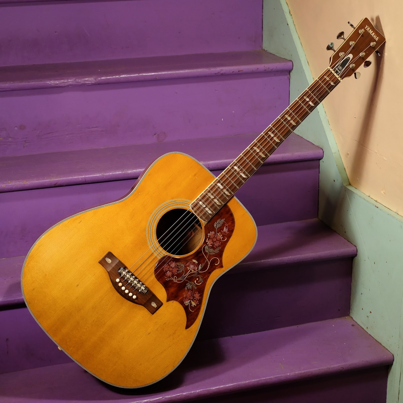 1960s Yamaha FG-300 Jumbo Flattop Guitar