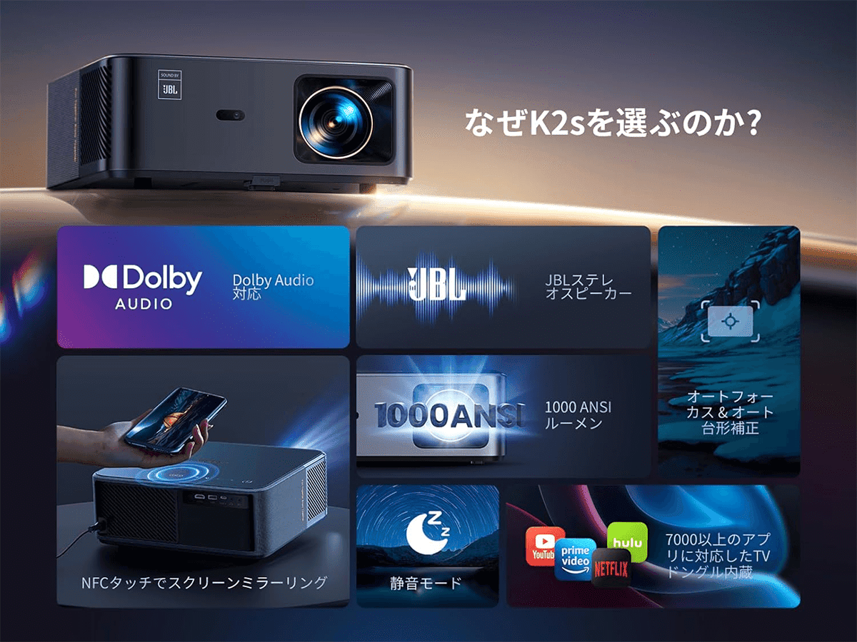 更新2：実機確認コメント追記】「新型 Yaber K2s」が登場！Google TV