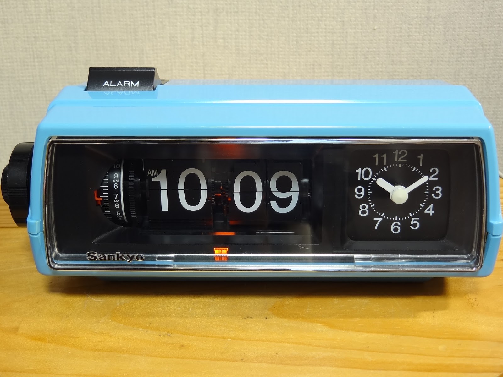 k1439 COPAL コパル 大型 パタパタ時計 802 稼働品 昭和レトロ COPAL