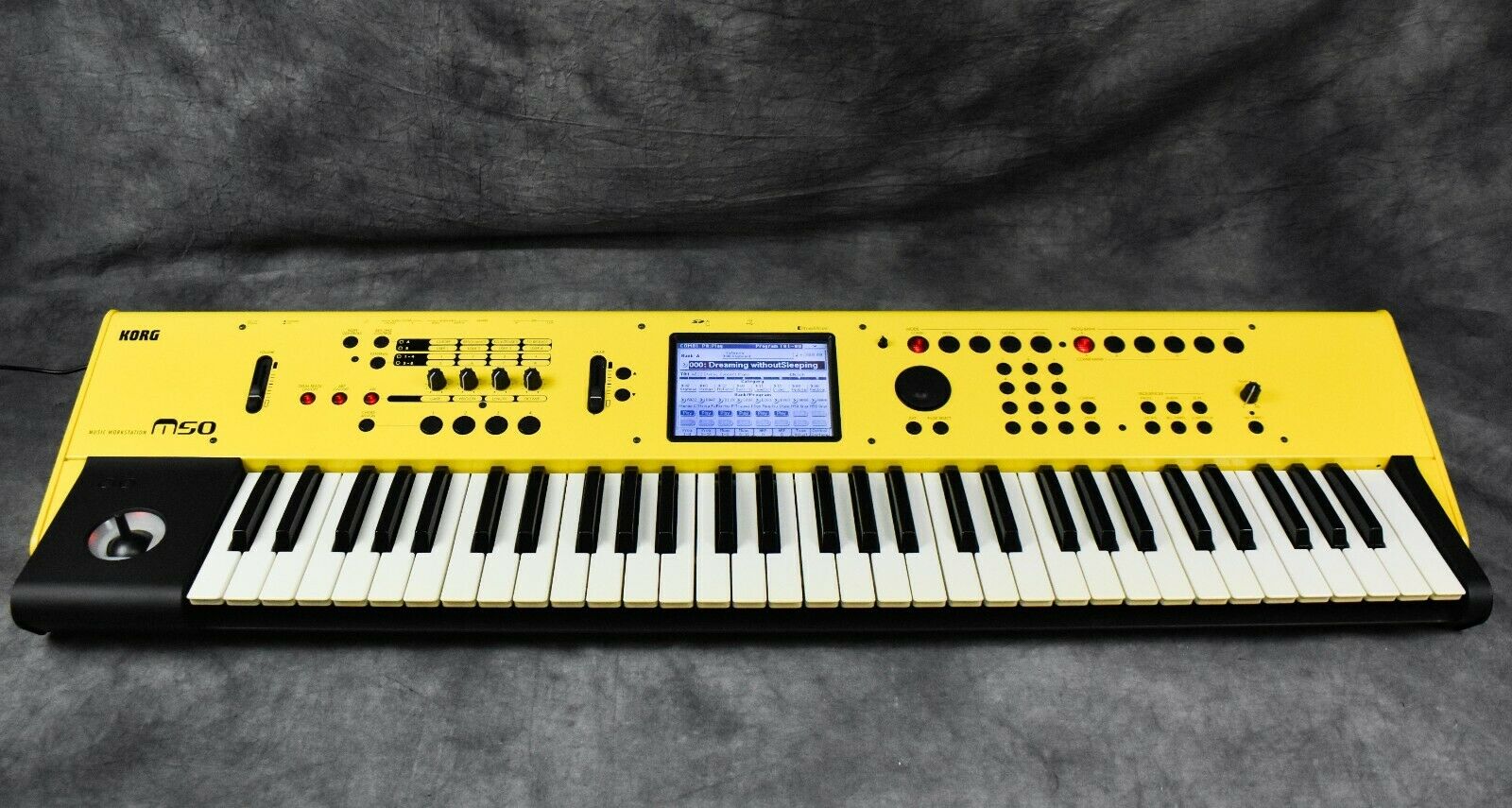 MATRIXSYNTH: Korg M50-61 [Yellow] Music Workstation Synthesizer