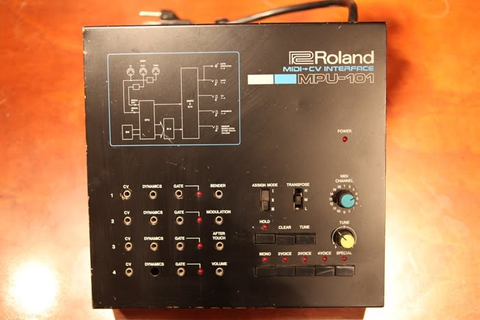 MATRIXSYNTH: ROLAND MPU-101 MIDI-CV INTERFACE