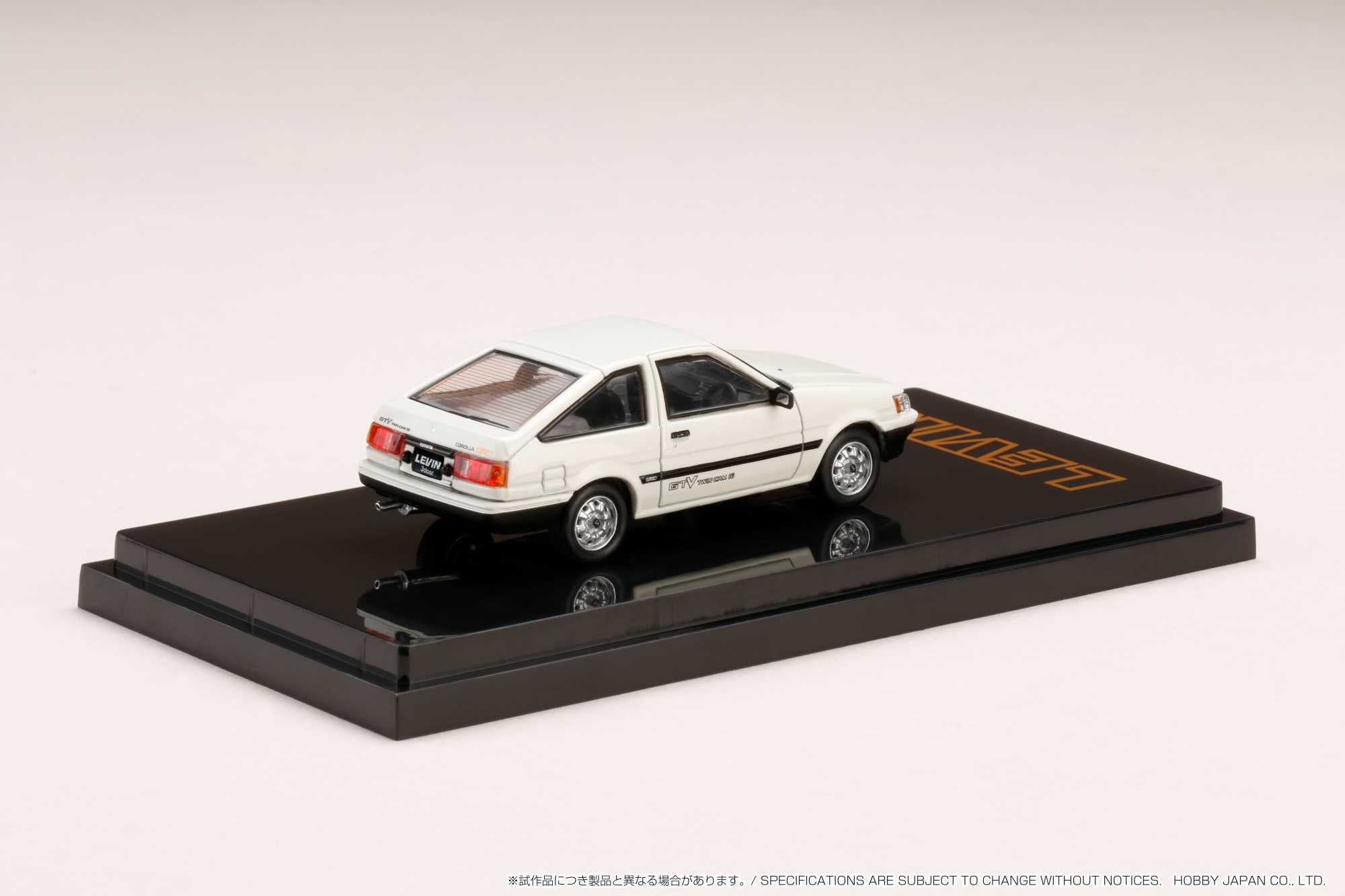 Hobby Japan 1/64 Toyota COROLLA LEVIN AE86 3 DOOR GTV 1983 – Black