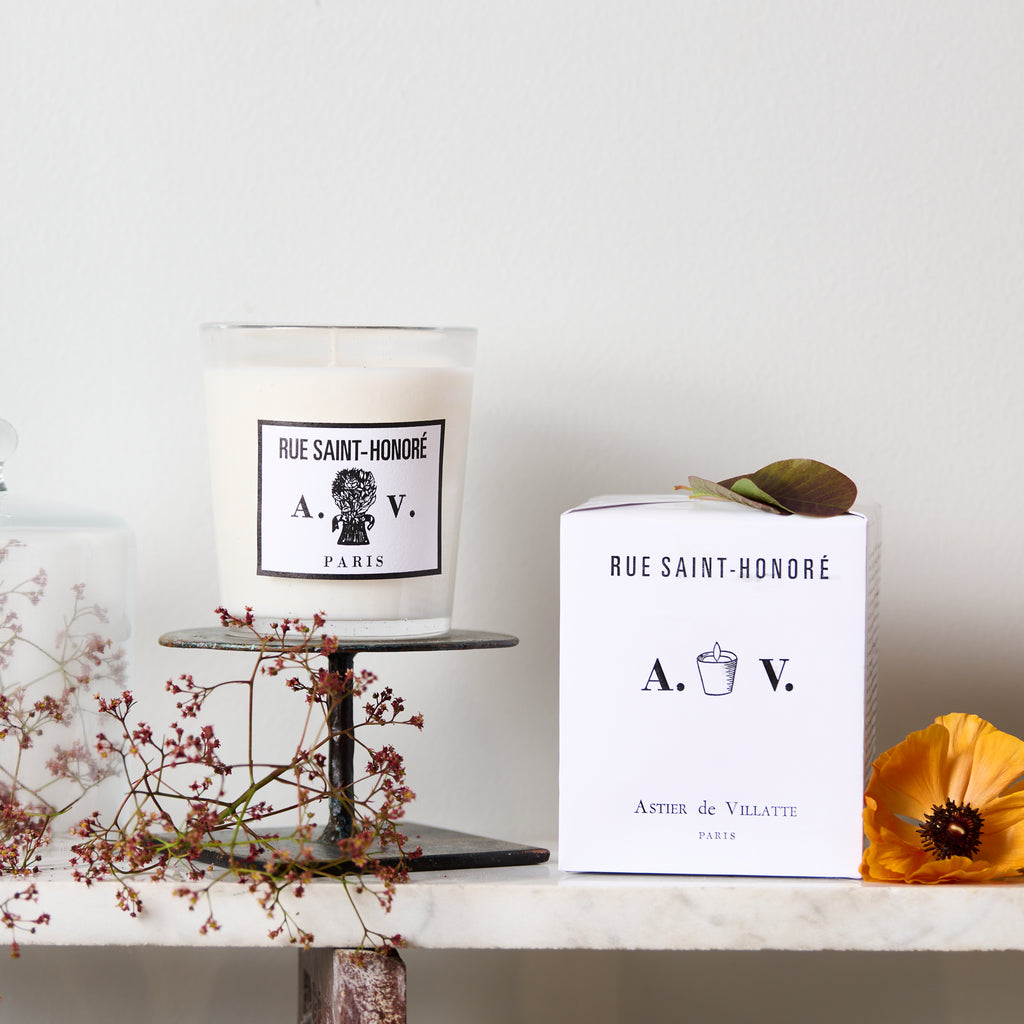 Rue Saint-Honore Candle-Astier de Villatte – Blanche + Mimi