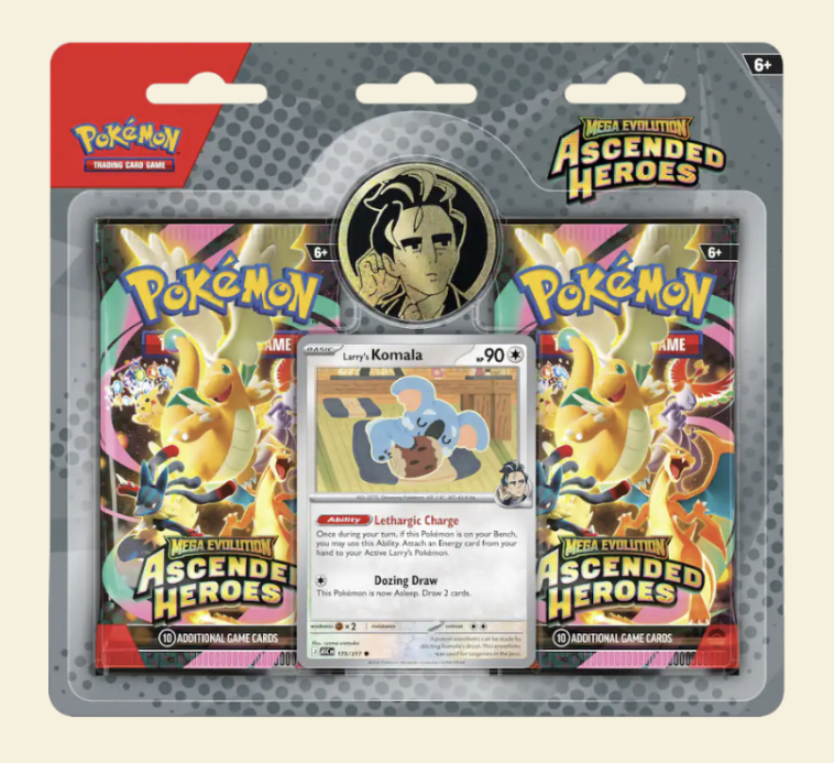 Pokemon: Ascended Heroes 2-Pack Blister