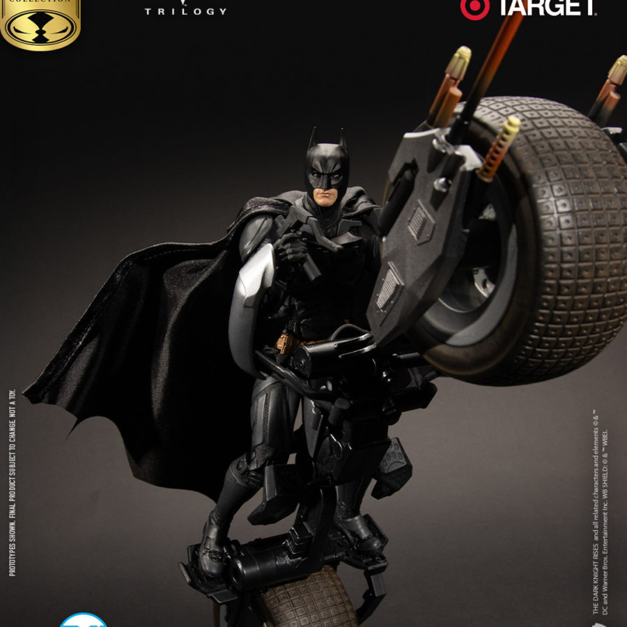 The Dark Knight Rises Batpod and Batman Arrives from McFarlane