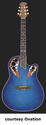 OVATION CELEBRITY DELUXE CUTAWAY SHALLOW (MODEL CC-257/CS-257) for