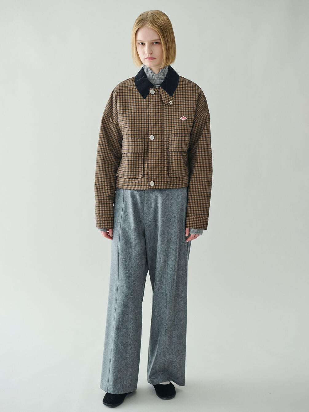 DANTON | 中綿ナイロン ショートジャケット WOMEN