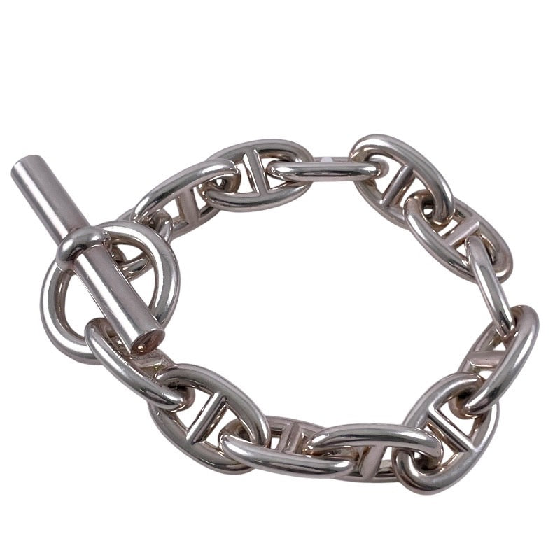 HERMES】エルメス シェーヌダンクルTGM ブレスレット シルバー925