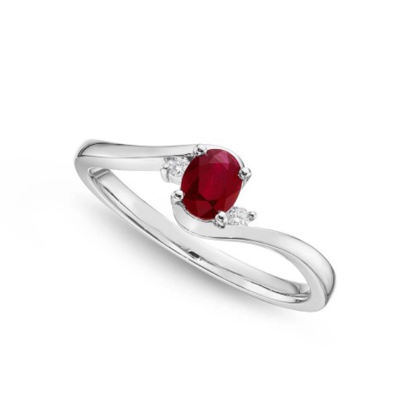 宝石 ルビー 指輪 ダイヤモンド リング Pt900｜ブランド買取なら
