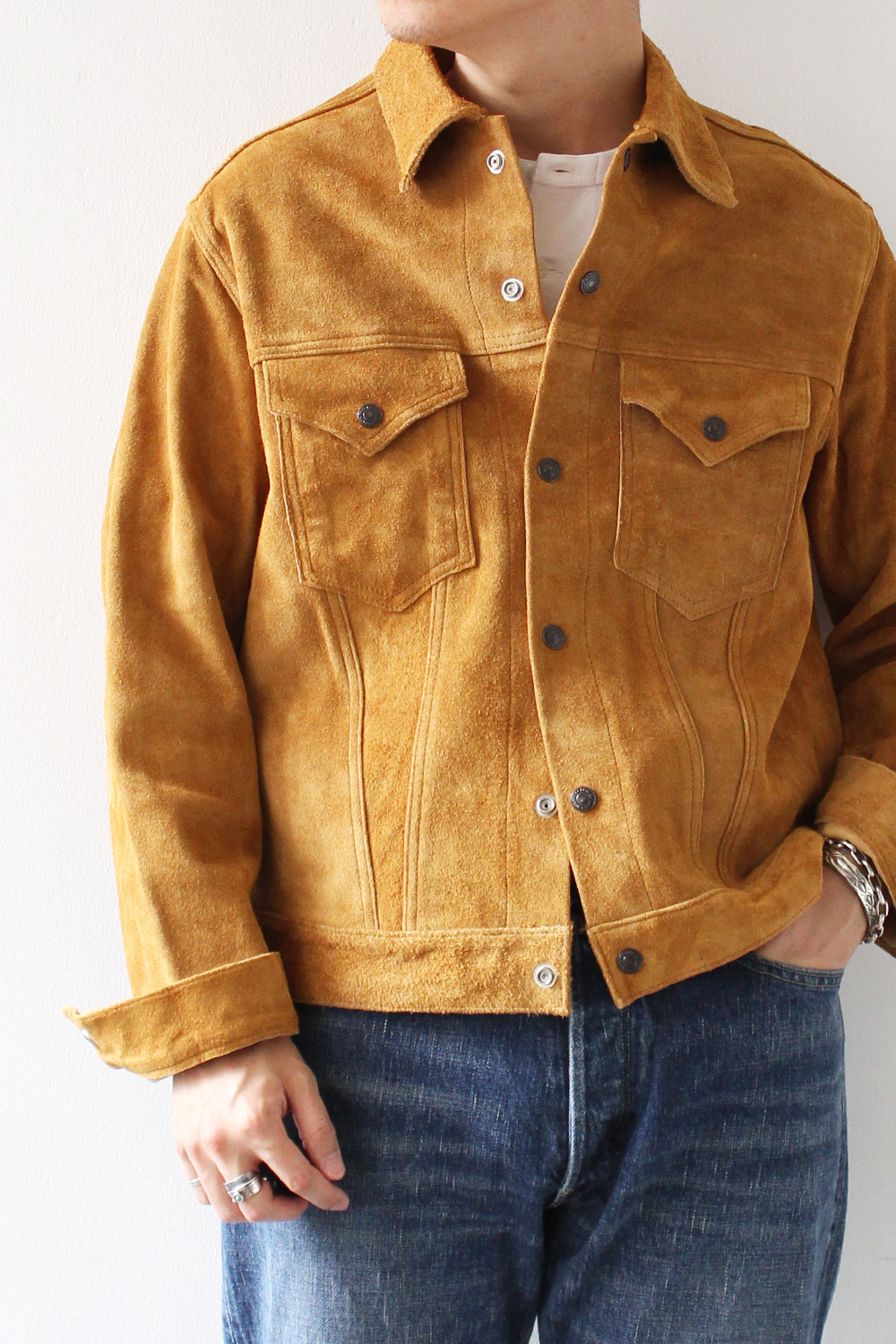 Bricklayer - Wild Suede Trucker Jacket