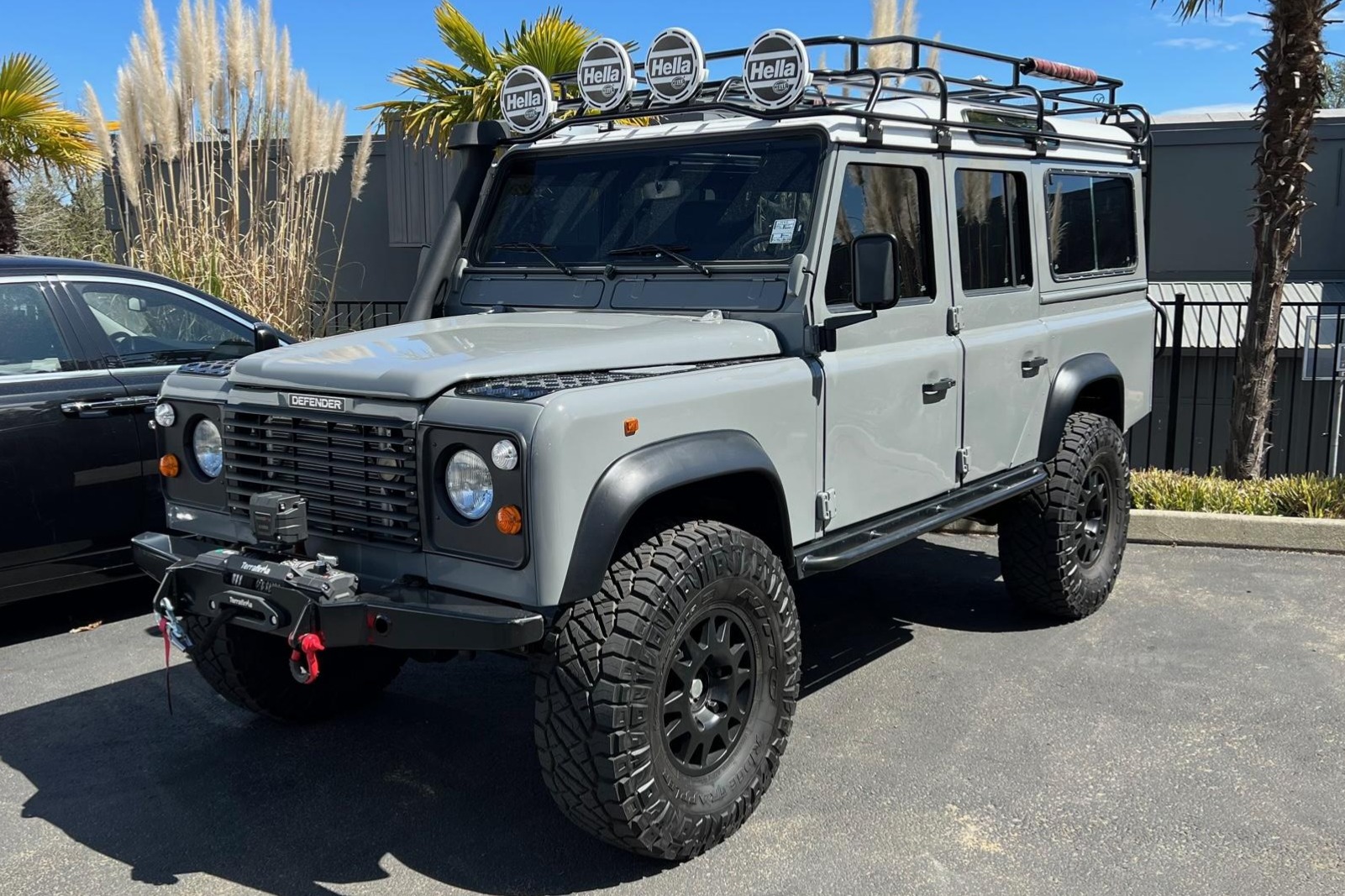 Vortec-Powered 1996 Land Rover Defender 110 for sale on BaT