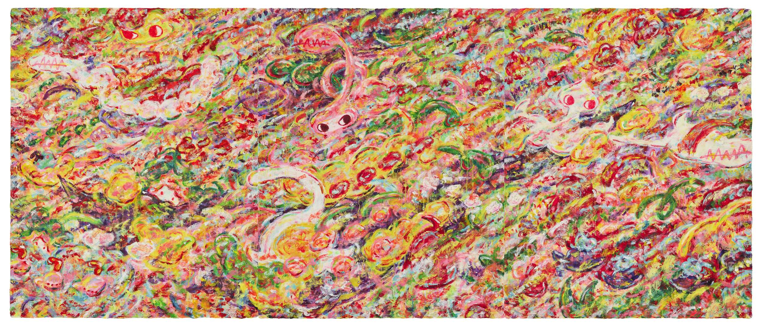 ロッカクアヤコの個展がGALLERY TARGETで開催へ。新しい色使いに