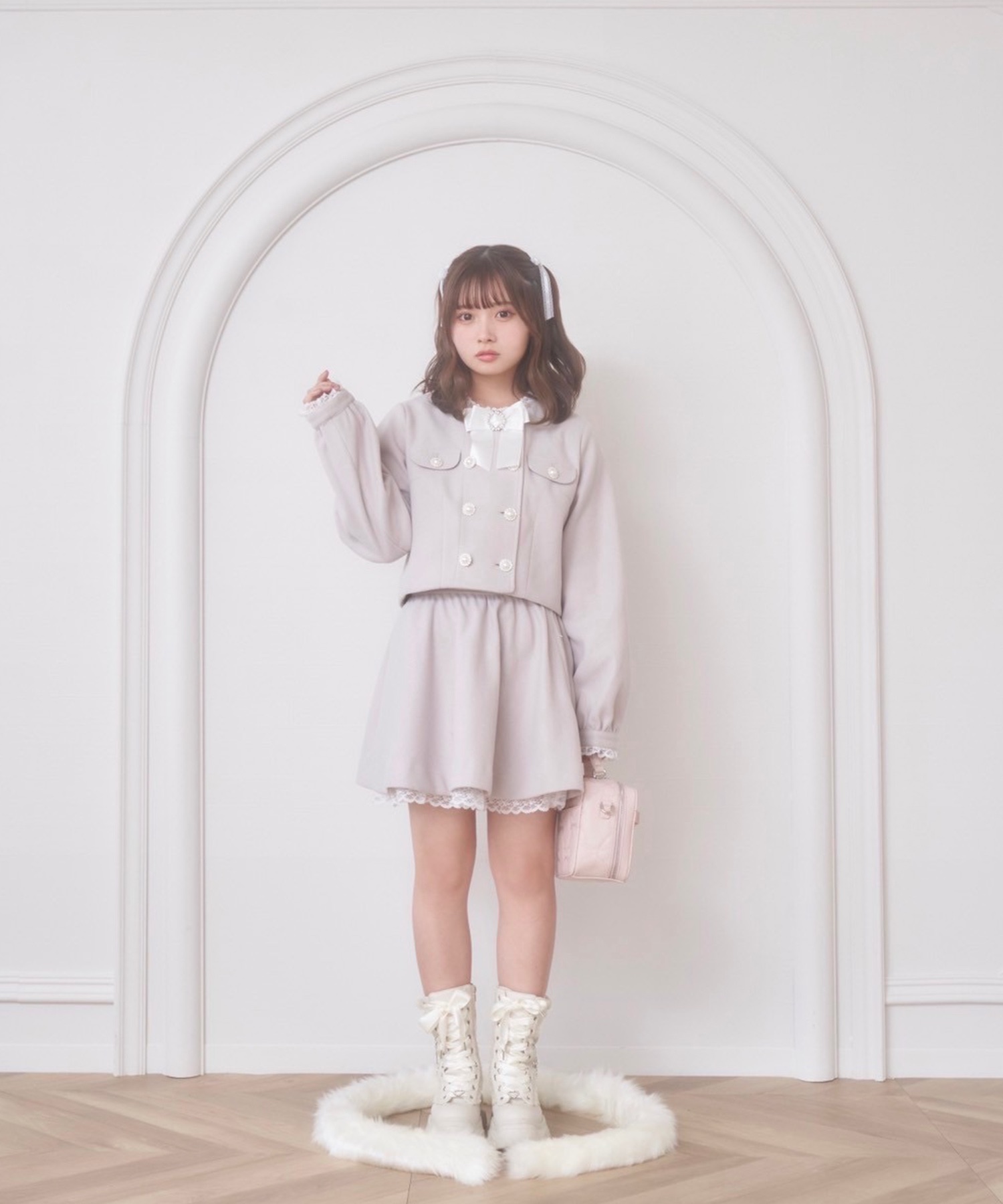 ノーカラージャケットセットアップ – BUNNY APARTMENT