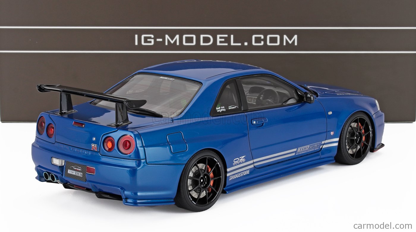 IGNITION-MODEL IG3641 Scale 1/18 | NISSAN SKYLINE 34 GT-R (BNR34