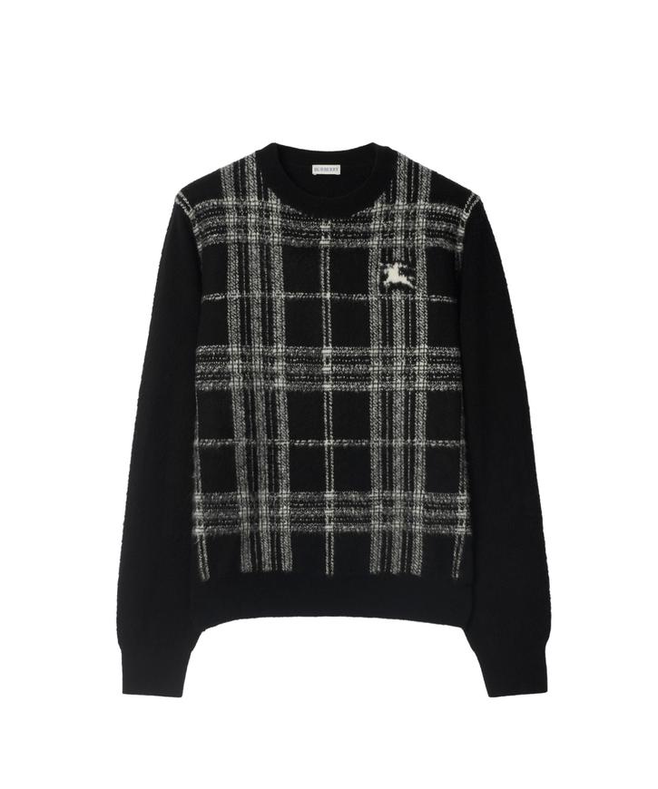 burberry/バーバリー通販 | チェック ウールブレンド セーター【送料