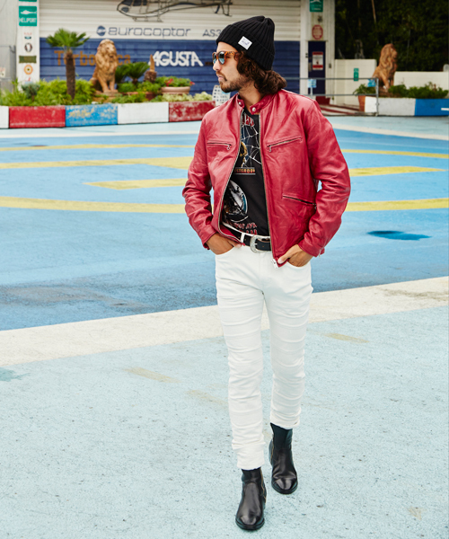 HYSTERIC GLAMOUR（ヒステリックグラマー）の「ラムレザースタンド