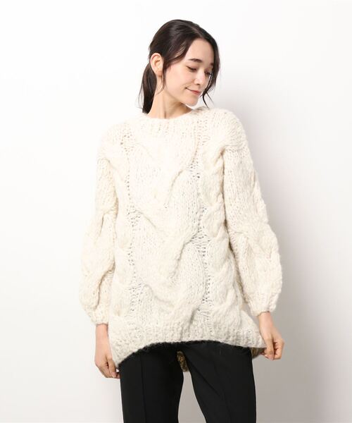 CASA FLINE（カーサフライン）の「ハンドニットプルオーバー（ニット