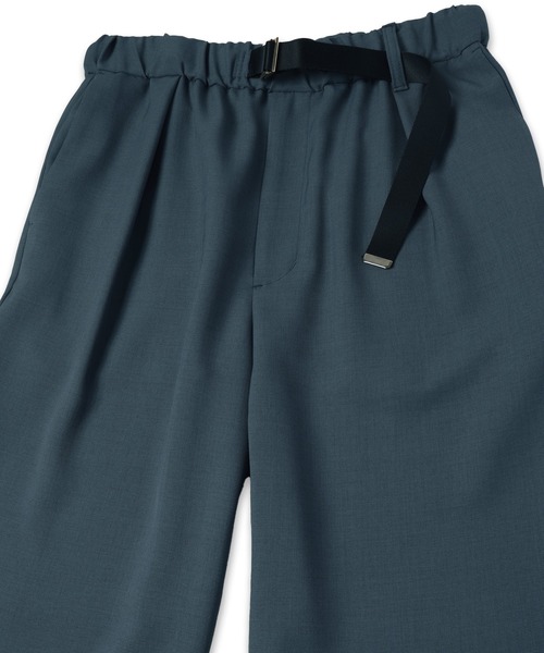 CULLNI（クルニ）の「24-SS-009 / Dry Heather Twill Nylon Belt Tuck