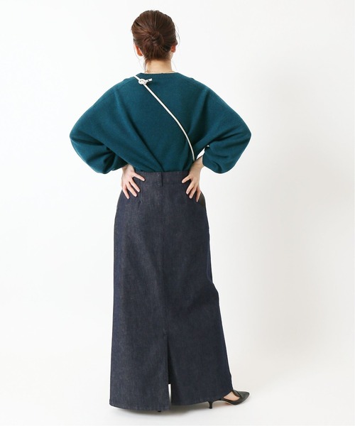 IENA（イエナ）の「ファインウーレンクルーネックプルオーバー