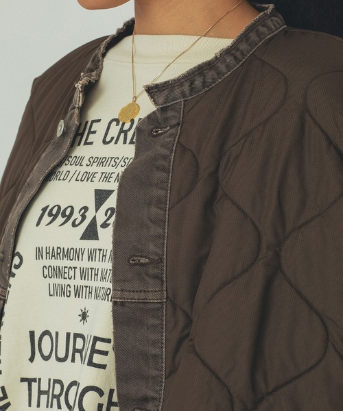 セール】(GENE HEAVENS)DENIM x QUILTING JACKET（その他アウター