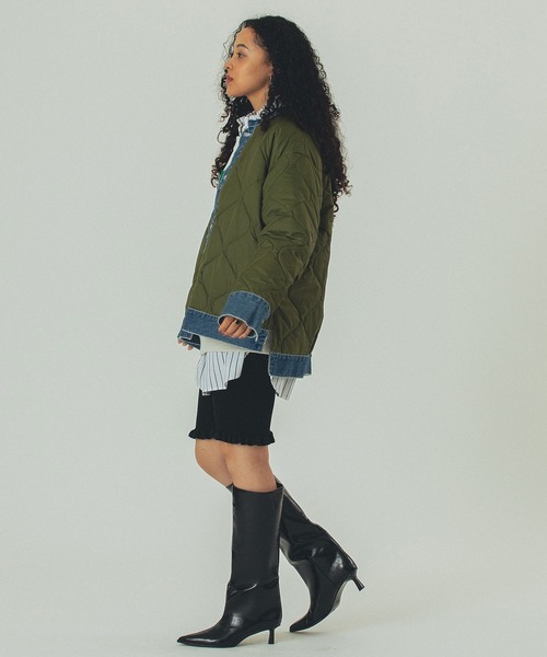 セール】(GENE HEAVENS)DENIM x QUILTING JACKET（その他アウター