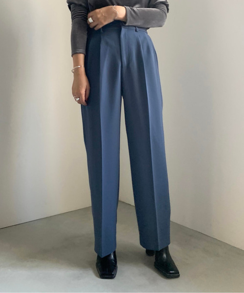 2TUCKS STRAIGHT PANTS（その他パンツ）｜Ameri（アメリ）の