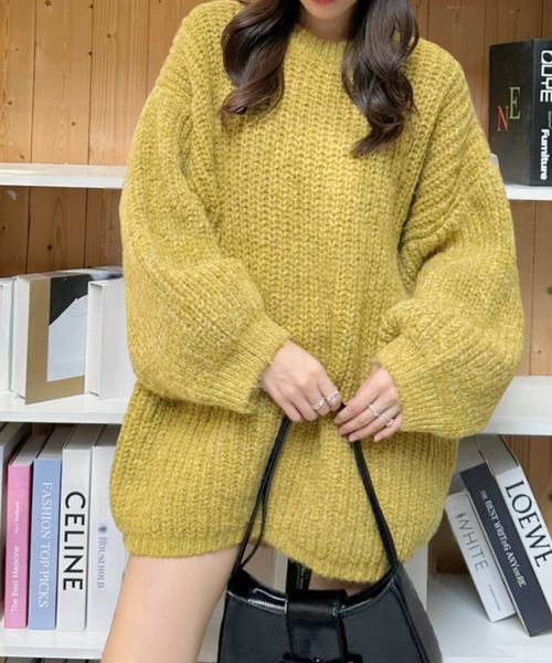 未使用級 メゾンマルジェラ オーバーサイズ リバースニットセーター