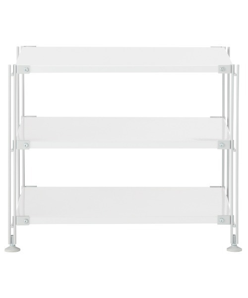 スチールユニットシェルフ・スチール棚セット・ミニ・ライトグレー 幅