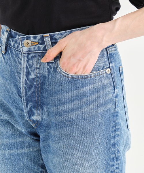INSCRIRE/アンスクリア】Straight Layered Denim/ストレートレイヤード
