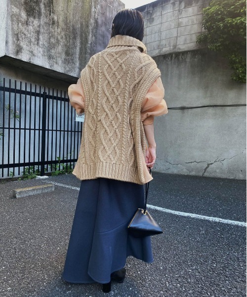 Ameri（アメリ）の「UNDRESSED COTTON CANDY SLEEVE KNIT（ニット