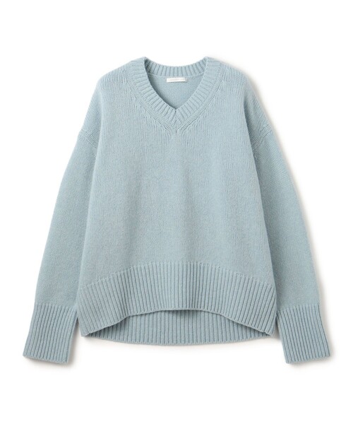 ファインウール Vネックプルオーバー（ニット/セーター）｜GALERIE VIE