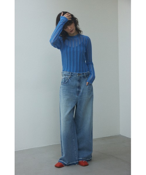 BLACK BY MOUSSY（ブラックバイマウジー）の「waist squeeze denim