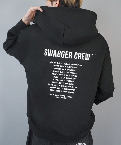 セール】【SWAGGER CREW/スワッガークルー】ストリートロゴジップ