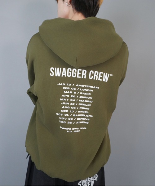 セール】【SWAGGER CREW/スワッガークルー】ストリートロゴジップ