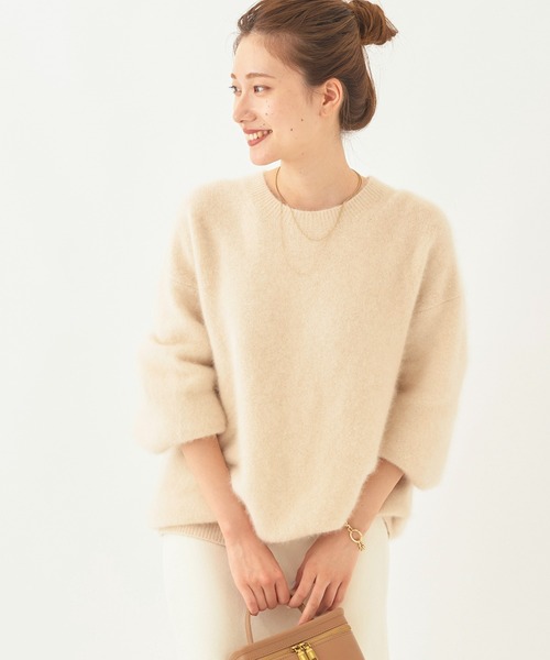 plage（プラージュ）の「Furボリュームソデプルオーバー◇（ニット