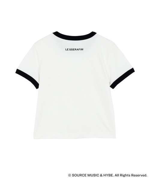LE SSERAFIM（ル セラフィム）の「LE SSERAFIM × ZOZOTOWN RINGER TEE