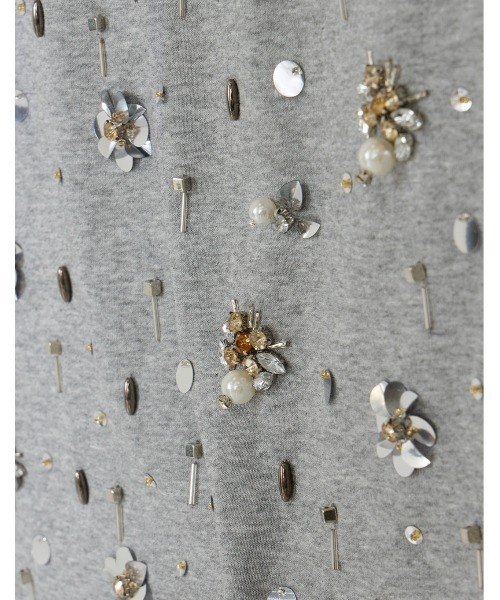 Ameri（アメリ）の「BIJOU MOTIF SWEAT SKIRT（スカート）」 - WEAR