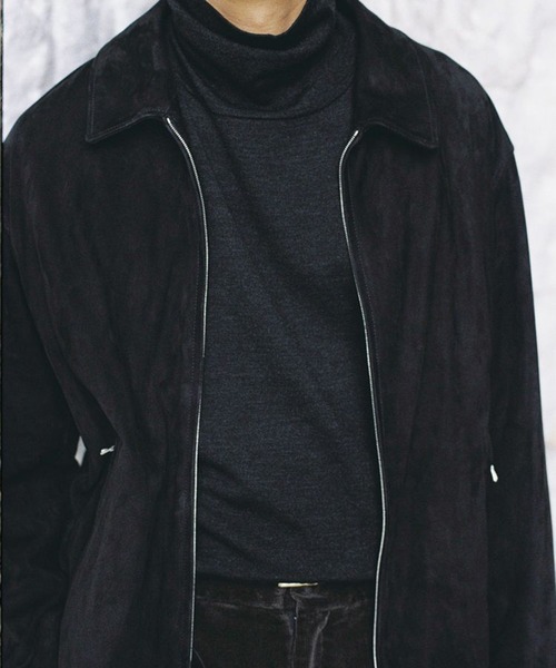 LIDNM（リドム）の「SUPER SOFT SHEEP SUEDE ZIP（ブルゾン）」 - WEAR