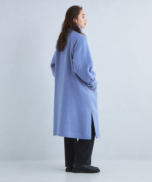 HEILIS シャギーコート(軽量/ライトブルー) シャギーコート｜BIGI