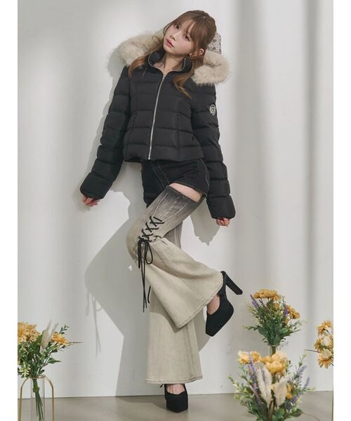 EATME（イートミー）の「キルティングラインダウンブルゾン（ダウン