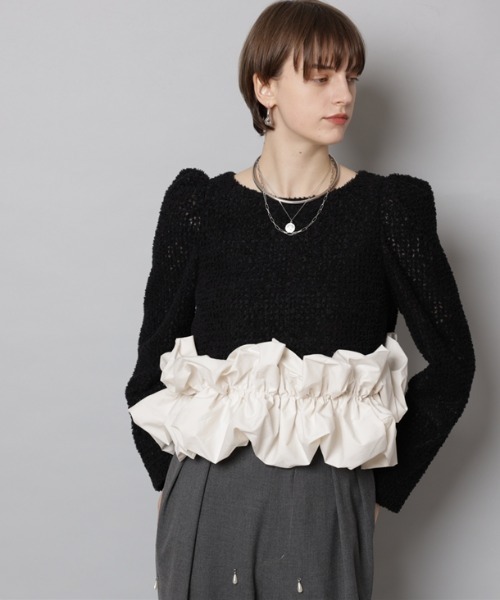 裾バルーンブラウス（シャツ/ブラウス）｜CADUNE（カデュネ）の